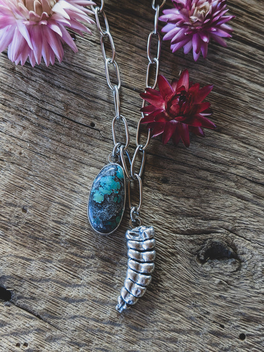 Don't Rattle my Chain - Rattlesnake Charm Necklace