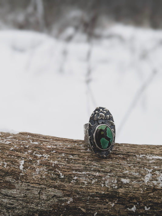 I'm Lichen This Hubei Turquoise Ring