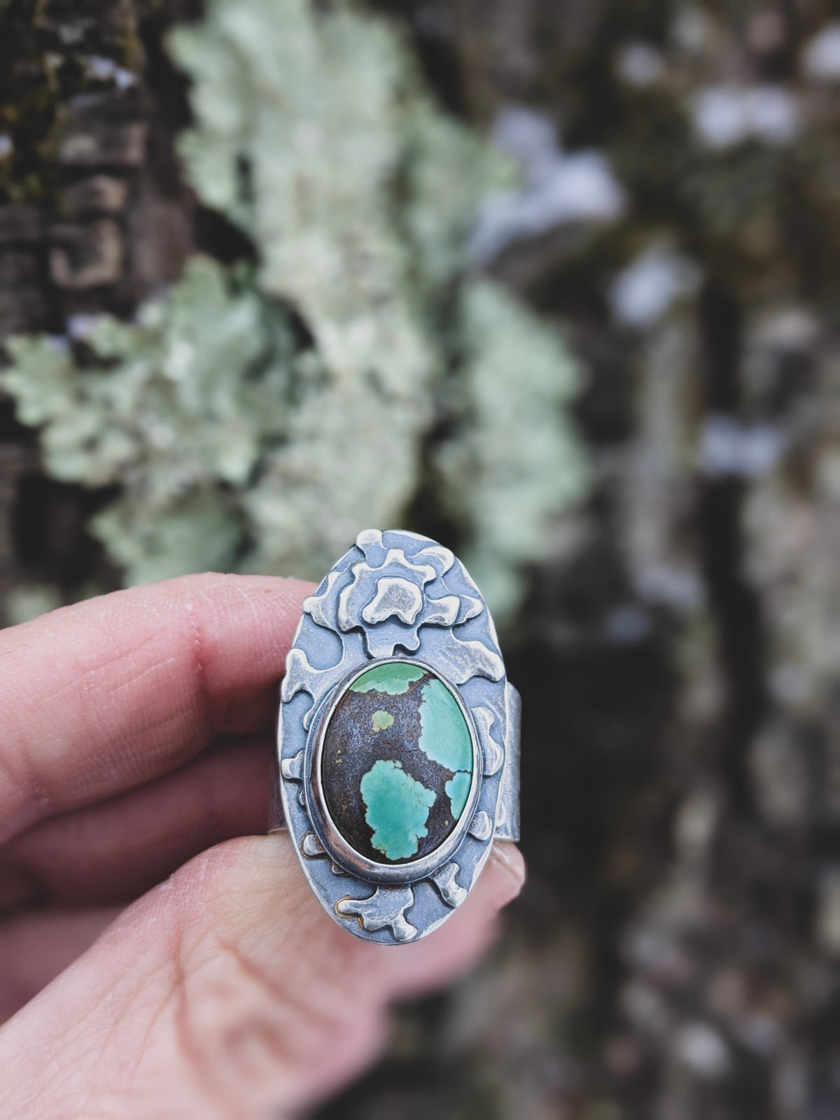 I'm Lichen This Hubei Turquoise Ring